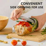 Portable Plastic Salad Pod – Leak-Proof All-In-One Fresh Salad & Meal Prep Container