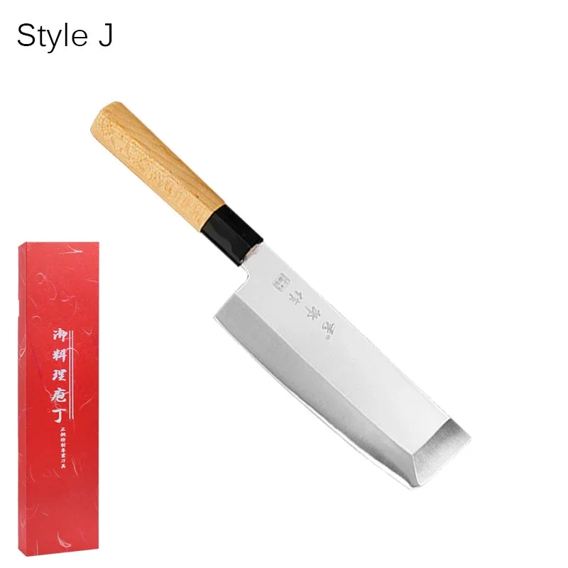 WXCOO Japanese Salmon Sashimi Knife – Professional Stainless Steel Fish & Meat Slicing Knife with Box