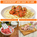 Stainless Steel Meatball Maker – Non-Stick Meat Baller Spoon for Easy Homemade Meatballs