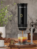 Wireless Portable Espresso Coffee Machine – 3-in-1 Capsule & Ground Coffee Maker for Travel, Car & Camping