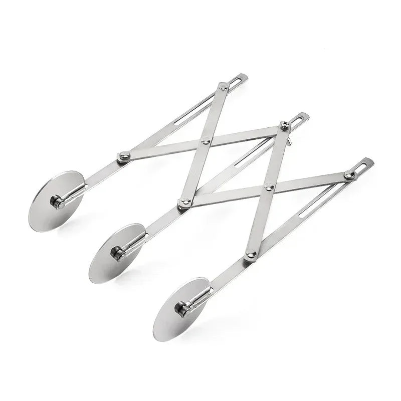 3/5/7 Wheel Dough Cutter – Stainless Steel Adjustable Pastry & Pizza Roller