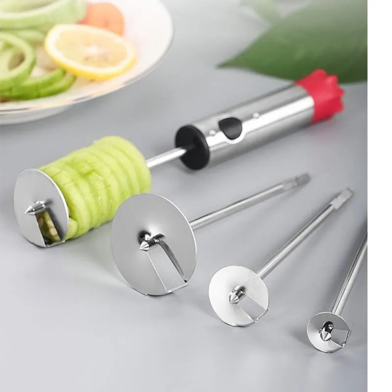 Drill Vegetable & Fruit Corer – Stainless Steel Multifunctional Hollowing Tool