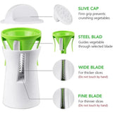 Heavy Duty Spiralizer Vegetable Slicer – Zucchini Pasta & Noodle Maker
