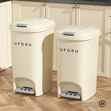 10L / 20L Double Pedal Trash Can with Lid – Large Capacity Foot & Push Type Waste Bin