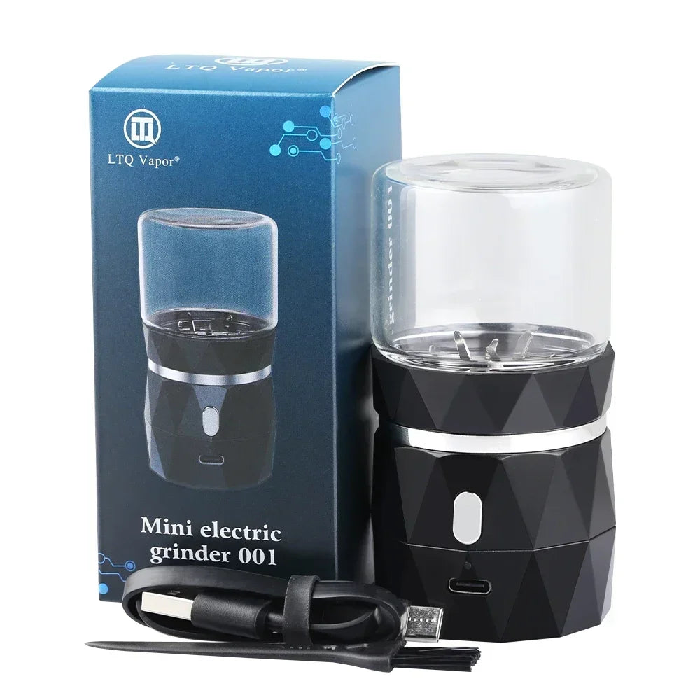 SMO Portable Electric Herb Grinder – Rechargeable High-Power Crusher with Smart Safety Protection