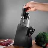 6-Style Kitchen Knife Organizer – Anti-Slip Knife Storage Stand