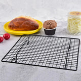 High Carbon Steel Nonstick Cake Cooling Rack – Grid Tray for Biscuits, Muffins & Cakes