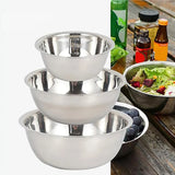 Scaled Stainless Steel Mixing Bowl – Whisking, Kneading, and Cooking Bowl for Baking & Salad