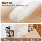 EVA Kitchen Cabinet Shelf Liner – Non-Adhesive Waterproof Drawer & Table Mat