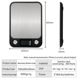 Kitchen Scale 15Kg/1g – Smart Digital Food & Coffee Weighing Scale
