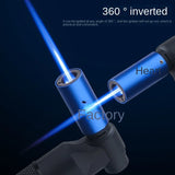 Spray Gun Torch Blue Flame Jet Lighter – Windproof Gas Lighter for Kitchen, Smoking & Jewelry