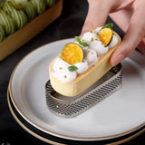 6PCS/8PCS Oval Perforated Tart Rings – Stainless Steel Professional Pastry & Baking Molds