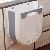 S/L Kitchen Folding Hanging Trash Can – Wall-Mounted Cabinet Garbage Bin for Home & Bathroom