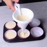 Adjustable Handheld Baking Funnel – Cream, Batter & Chocolate Dispenser for Pastry, Cupcakes & Pancakes