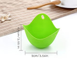 Silicone Egg Poacher Cups – Egg Boiler Mold for Microwave, Air Fryer & Stovetop