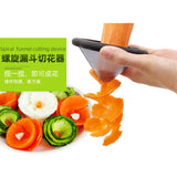 Creative Salad Curler – Fruit & Vegetable Spiral Knife and Decorative Cutter