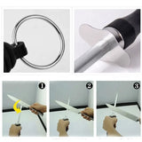 Professional Carbon Steel Knife Sharpener Rod – Durable Sharpening Steel with ABS Handle
