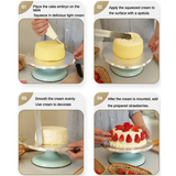 10-Inch Aluminum Alloy Pastry Turntable – Professional Rotating Cake Stand