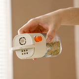 180ml Press-Type Glass Seasoning Pot – Quantitative Salt & Spice Dispenser