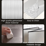 Foldable Stainless Steel Splatter Guard – Oil Splash Protection for Frying