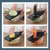 Multi-Functional Cabbage Shredder – Manual Vegetable Slicer & Grater