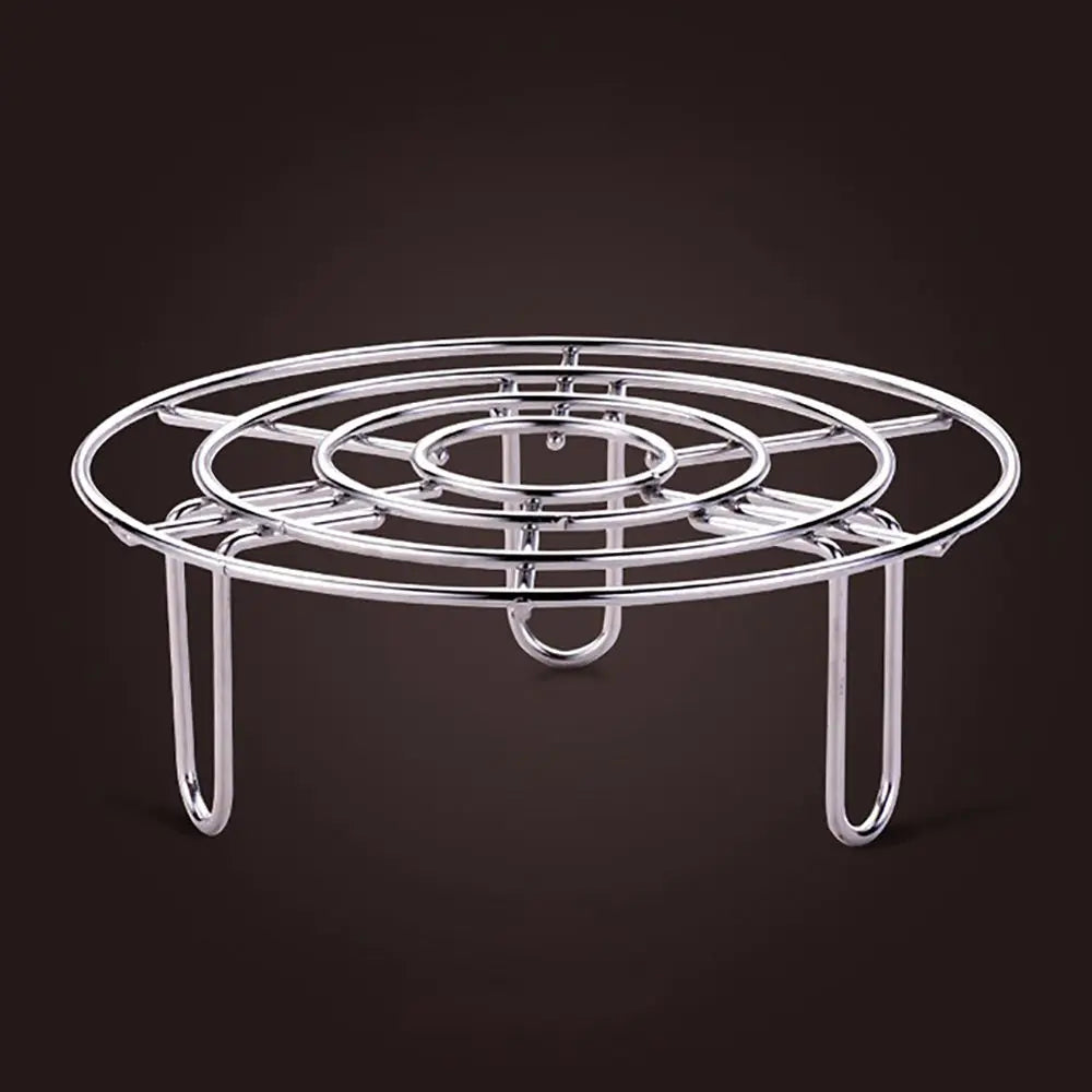 Stainless Steel Steamer Rack – Heavy Duty Round Trivet for Pots & Pressure Cookers