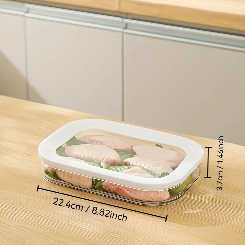 Meat Storage Container for Fridge – Stackable Cold Cuts & Meal Prep Storage with Clear Lids