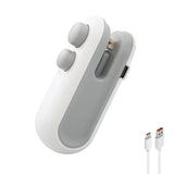Mini Bag Sealer 2-in-1  Rechargeable Heat Sealer with Cutter & Magnet