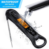 Digital Meat Thermometer IP67 Waterproof – Fast Read with 2 Probes for Cooking & BBQ