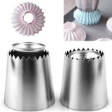 Stainless Steel Romeo Flower Mouth Pastry Nozzles – Cake & Cookie Decorating Tool (1/2 Pcs)
