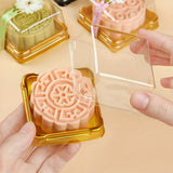 50pcs Clear Plastic Mini Cake Box Set – Baking & Kitchen Packaging Boxes