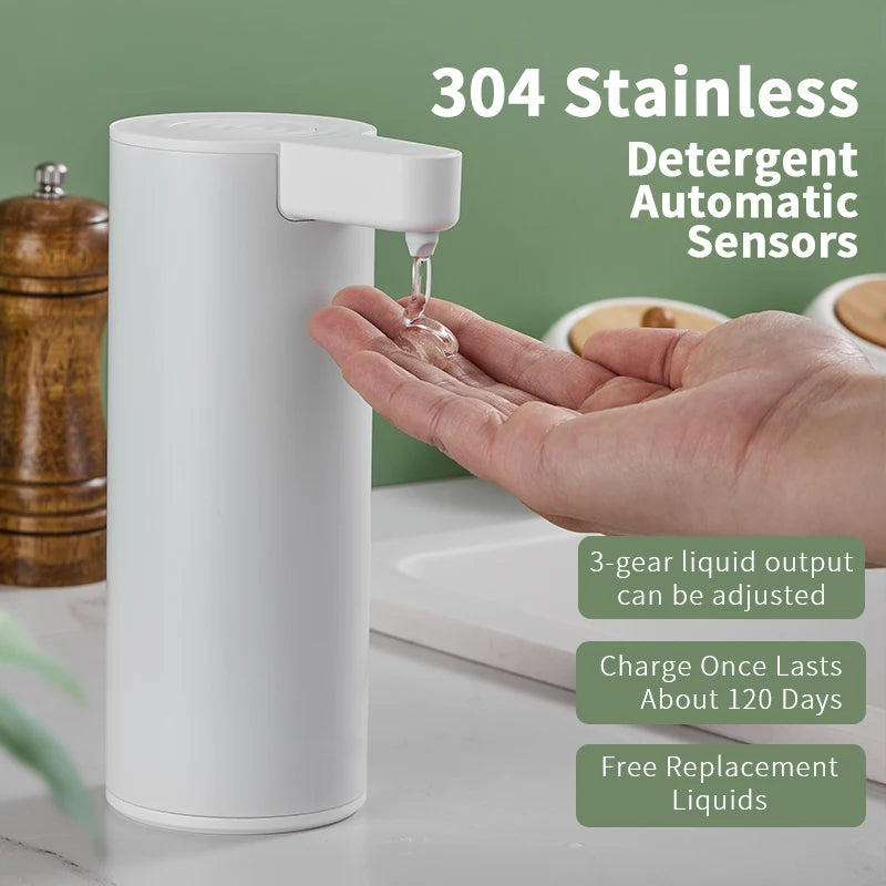 Automatic Kitchen Soap Dispenser  Smart Sensor Electric Body Wash & Sanitizer