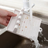 Kitchen Spoon Holder & Spatula Rest – Non-Slip Plastic Utensil Organizer