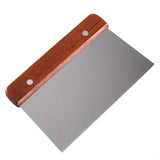 Stainless Steel Dough Scraper & Vegetable Chopper – Multipurpose Baking Tool