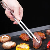 Long Stainless Steel Kitchen Tongs – Non-Slip Heat Resistant BBQ & Cooking Tool