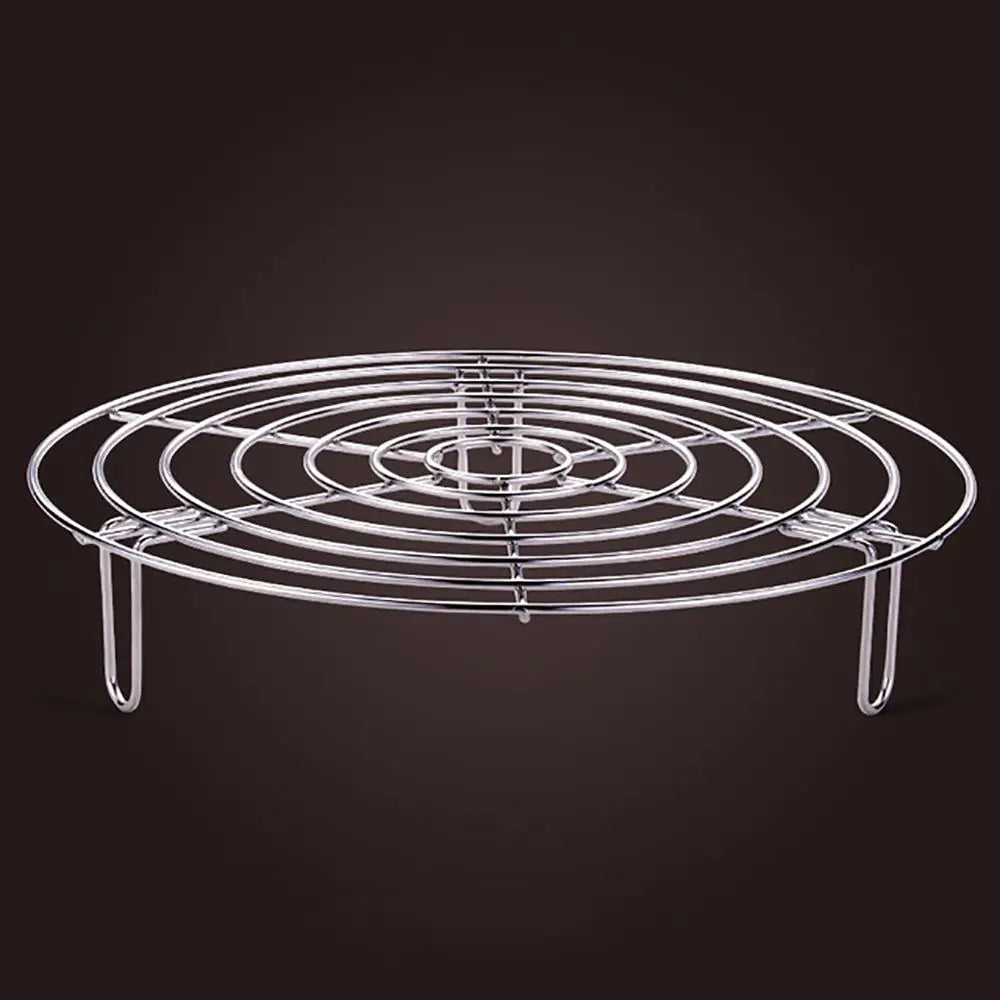 Stainless Steel Steamer Rack – Heavy Duty Round Trivet for Pots & Pressure Cookers