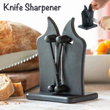 Knife Sharpener – Easy & Safe Kitchen Sharpening Tool for Chef’s and Damascus Knives