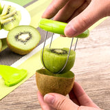 Fast Kiwi Fruit Cutter & Peeler – Stainless Steel Slicer Tool