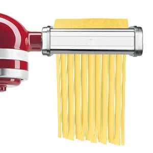 Pasta Attachment for KitchenAid Mixer – Pasta Sheet Roller, Spaghetti & Fettuccine Cutter