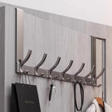 Door Behind Hooks Storage – Punch-Free Wall Hanging Organizer