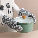 Heat-Insulating Oven Gloves – 2pcs Anti-Scald High-Temperature Resistant Kitchen Gloves