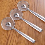 Stainless Steel Oil Frying Clamp – Fine Mesh Strainer with Tongs for BBQ & Deep Frying