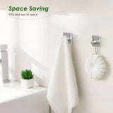 Self-Adhesive Heavy-Duty Towel Rack – 304 Stainless Steel No-Drill Waterproof Hook