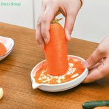 White Ceramic Manual Grinding Tool – Garlic & Ginger Paste Plate