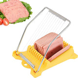 Stainless Steel Luncheon Meat & Egg Cutter – Multi-Function Fruit and Food Slicer