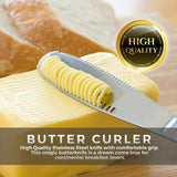 Stainless Steel Butter & Cheese Spreader – Reusable Metal Knife