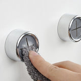 Kitchen Towel Holder with Strong Suction Cup – Waterproof Multi-Use Wall Hook Organizer