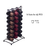 LMETJMA 360° Rotating Dolce Gusto Coffee Capsule Holder – Stainless Steel Storage Stand (JT222)