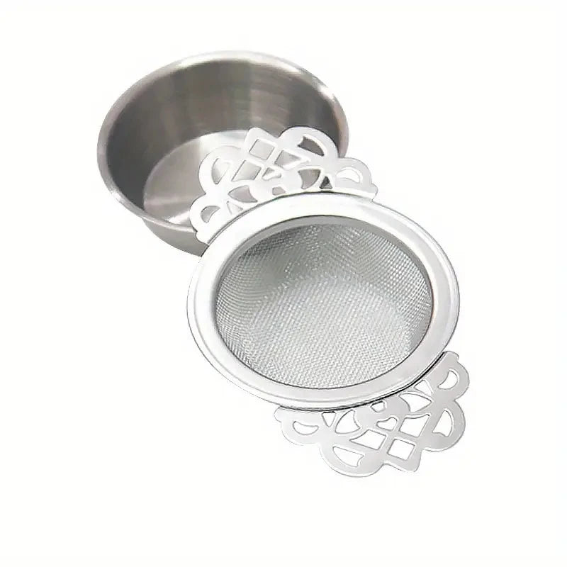 Stainless Steel Tea Strainer – Double Ear Fine Mesh Spice Infuser