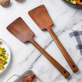 Wooden Spatula for Non-Stick Cookware – Heat-Resistant Kitchen Cooking Utensil